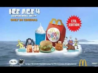 Ice Age 4 Continental Drift - Mc Donalds Commercial