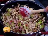 Receta: Arroz relleno de verduras y jamón