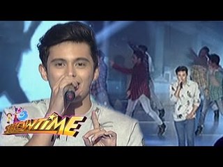 James Reid sings "Huwag Ka Nang Humirit" on It's Showtime