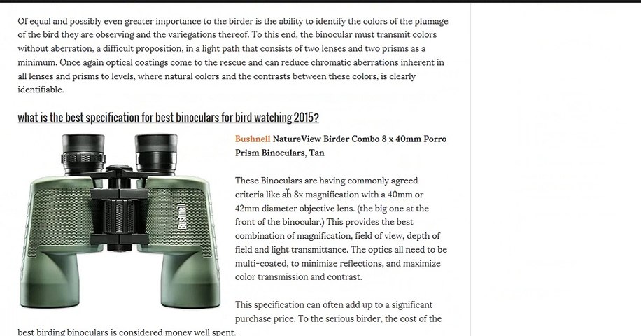 best binoculars 2015