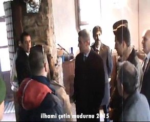 Bolu valisi Aydın Baruş Hüsamettindere köyünde incelemede
