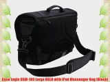 Case Logic DSM-103 Large DSLR with iPad Messenger Bag (Black)