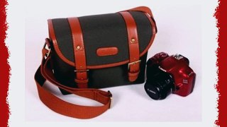 Cosmos Dark Green Canvas Vintage Camera Shoulder Carrying Protection Bag for Canon Nikon Sony
