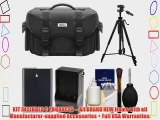 Nikon 5874 Digital SLR Camera Case - Gadget Bag with EN-EL14 Battery   Charger   Tripod   Cleaning