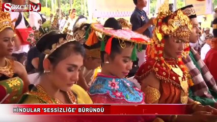 Hindular 'sessizliğe' büründü
