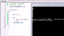 Buckys C++ Programming Tutorials - 24 - do while Loops