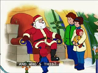 Caillou's  Holiday magic with subtitles