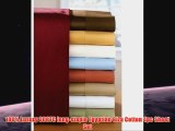 Luxurious GOLD Solid Plain CAL KING Size 300 Thread Count Ultra Soft SinglePly 100 Egyptian Cotton 4 Piece Bed Sheet Set