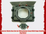 Kamerar Matte Box Lite for Nikon Canon Sony DSLR Cage Stabilizer Rig Video