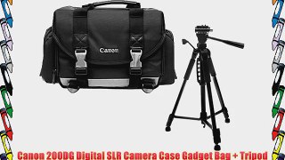 Canon 200DG Digital SLR Camera Case Gadget Bag   Tripod Accessory Kit for EOS 5D Mark II III