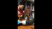 Girl Pranks Older Brother With Amazing Magic Trick