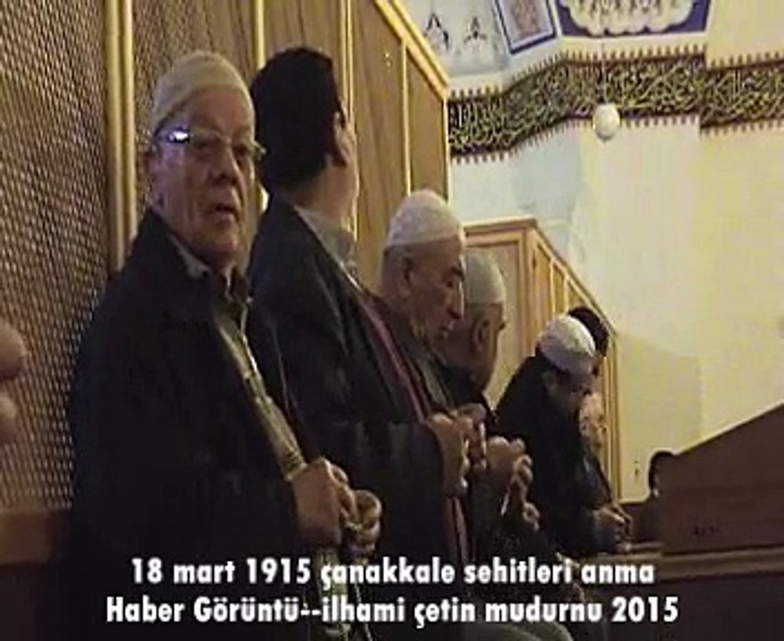 Mudurnu'da çanakkale şehitleri anma