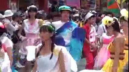 カワイイJKダンサー@池袋サンバカーニバル 自由の森学園 Samba Carnival 女子高生