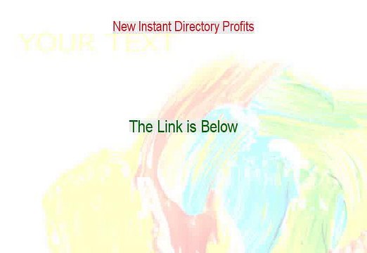 New Instant Directory Profits Free Review [New Instant Directory Profits 2015]
