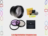 Nikon P530 2.2x High Definition Super Telephoto Lens   Lens/Filter Adapter   58mm 3 Piece Filter