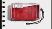 Pelican 1060 Red Clear Micro Case with Clear Lid and Carabiner