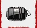 Pelican 1020 Case 6.37 x 4.75 x 2.12 Micro Case - Clear w/ Black Liner