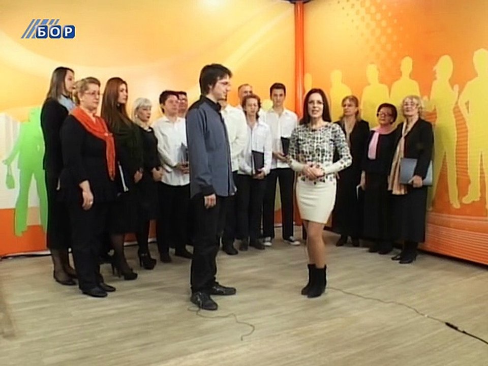 Budilica gostovanje (Crkveno gradski hor Sveti Đorđe Bor), 22. mart 2015. (RTV Bor)
