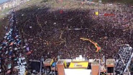 Diyarbakır'daki Nevruzu, 'Dron' da Gökyüzünden Görüntüledi