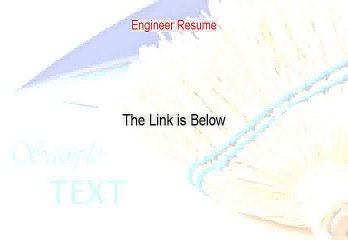 Engineer Resume Free Review - engineer resume samples (2015)