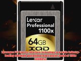 Lexar Professional 1100x 64GB XQD Card LXQD64GCTBNA1100