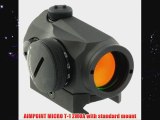 Micro T1 2 MOA Red Dot Scope with Standard Mount 