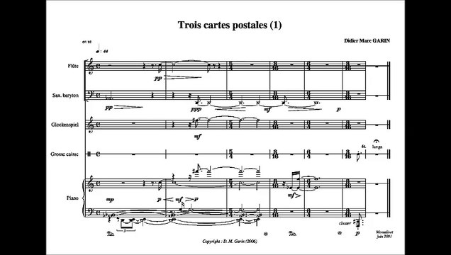 Trois cartes postales