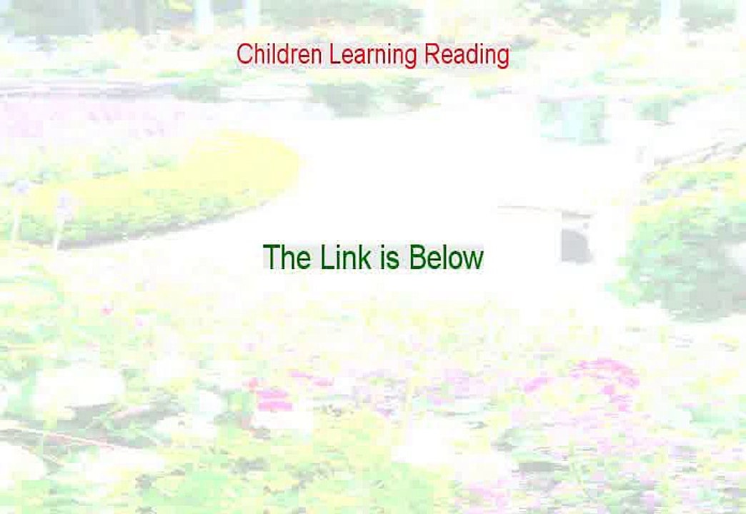 Children Learning Reading Free PDF (Children Learning Readingchildren learning reading 2015)