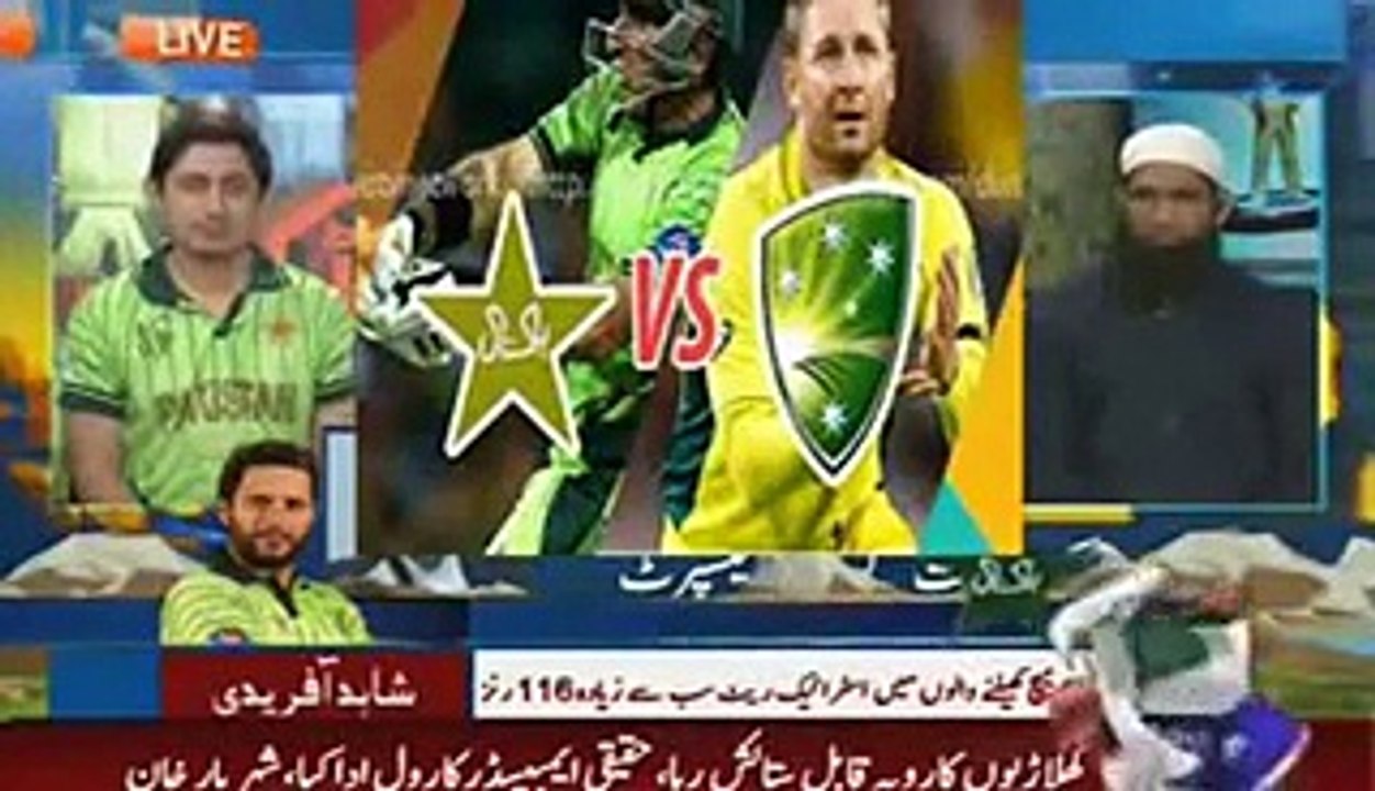 Wahab Riaz Bowling To Shane Watson - Shoaib Akhtar Hails Wahab Riaz Aggression Against Australia - HDEntertainment