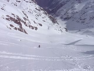 Je me fais plaisir sur une bonne neige.