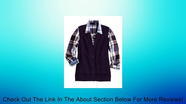 National Women's Scramble Stitch Sweater Vest Review