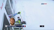 Julien Lizeroux rate totalement son départ en faisant un salto ! | Championnat du monde de Slalom ( Meribel)