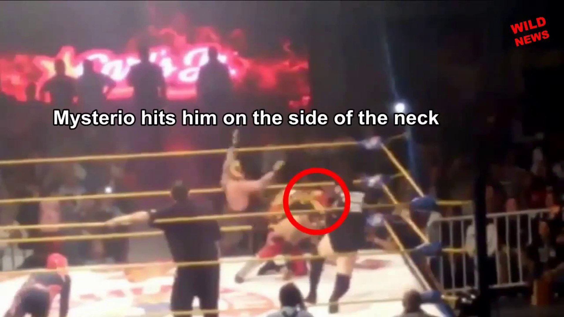 Rey Mysterio kicked to Pedro Aguayo Ramírez - video Dailymotion