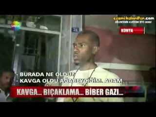 Konyada Türk - Sudan ve Suriyelilerin Evden Çıkın Kavgası