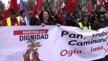 Madrid : des dizaines de milliers de personnes manifestent contre l'austérité
