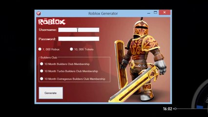 Roblox Generator Version 16