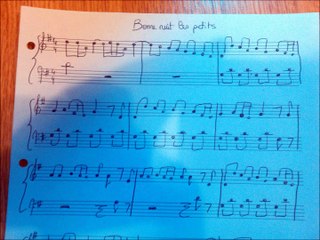 bonne nuit les petits piano cover avec partition