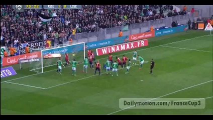 St Etienne 2-0 Lille - Goal Gradel - 22-03-2015