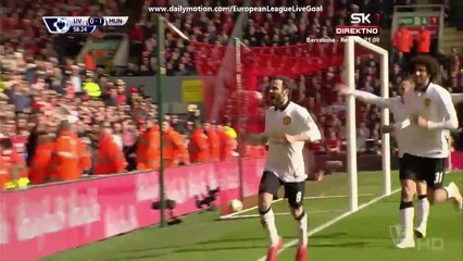 Juan Mata 0:2 Amazing Goal | Liverpool - Manchester United 22.03.2015 HD