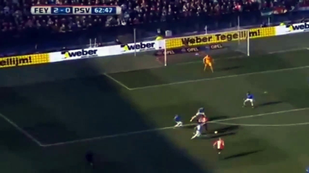 Anass Achahbar Second Goal 63' - Feyenoord vs PSV 22-03-2015