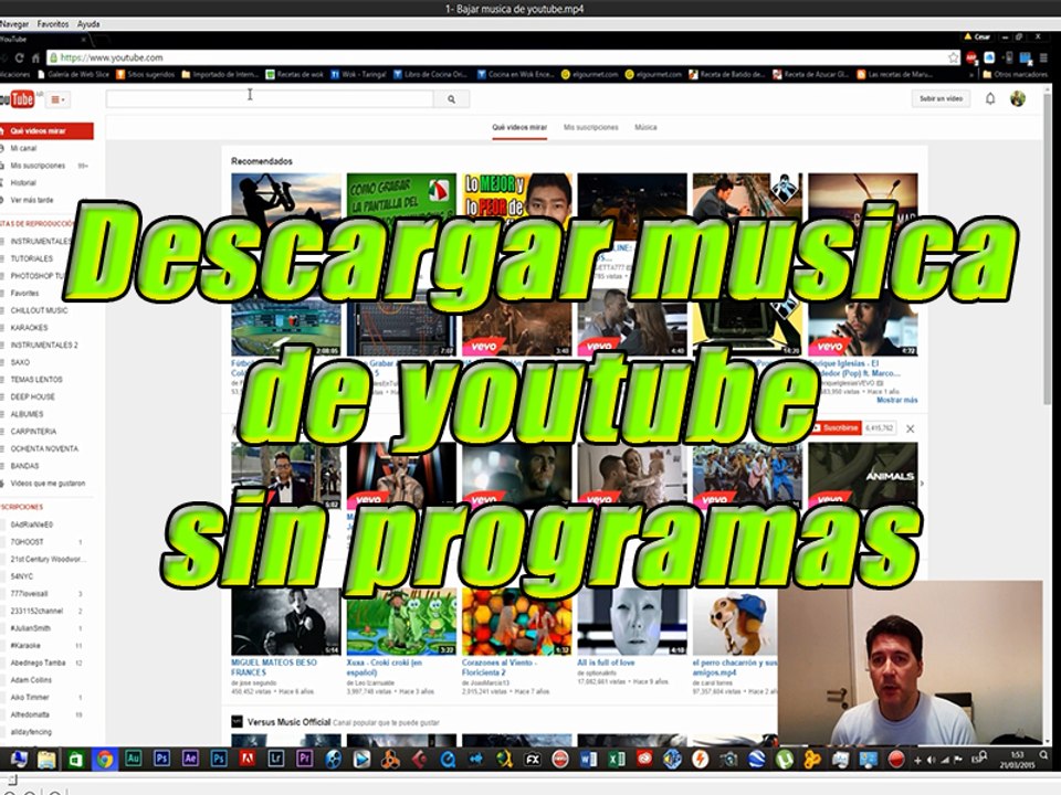 Descargar música de youtube sin programas