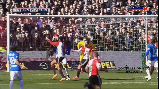 Feyenoord 2 - 1 PSV Eindhoven All Goals and Full Highlights 22/03/2015 - Eredivisie
