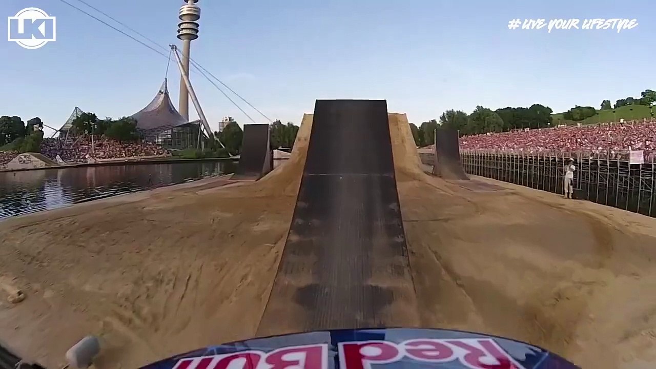 The Real Bike Ride Jumping ways in a slow motion