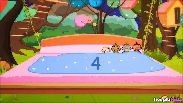 Five Little Monkeys Nursery Rhymes Collection - Cartoon Animation Nursery Rhyme Songs for Children