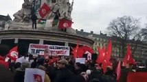 مسيرة دعم لتونس من قلب العاصمة الفرنسية باريس