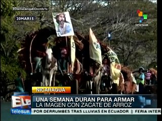 Nicaragua vive la tradición de las Carretas peregrinas