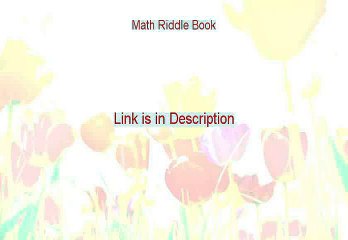 Math Riddle Book Download Free [Instant Download 2015]