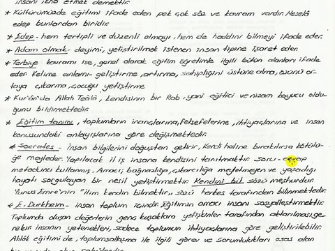 İLH2010 01.Ünite ErolBalcı - DİN EĞİTİMİ VE DİN HİZMETLERİNDE REHBERLİK Ders Özeti Din Eğitimi ile İlgili Temel Kavramlar