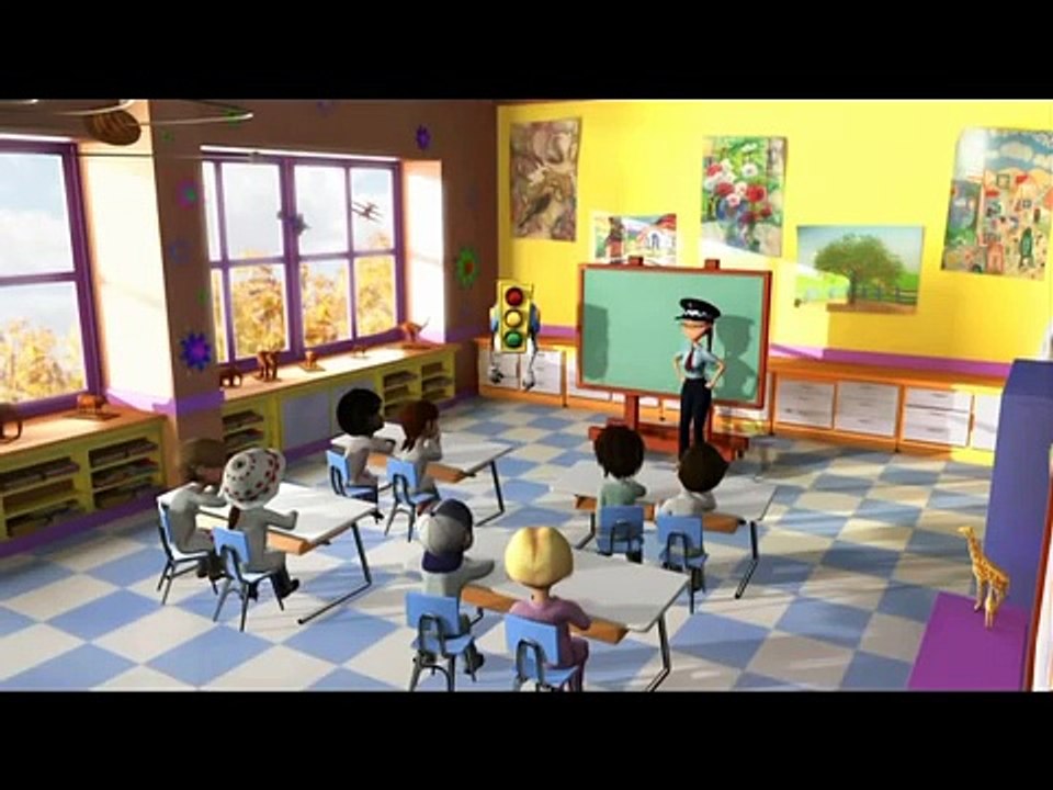 GreenLight - Traffic Police - cartoon for kids,...
