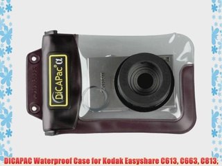 DICAPAC Waterproof Case for Kodak Easyshare C613 C663 C813